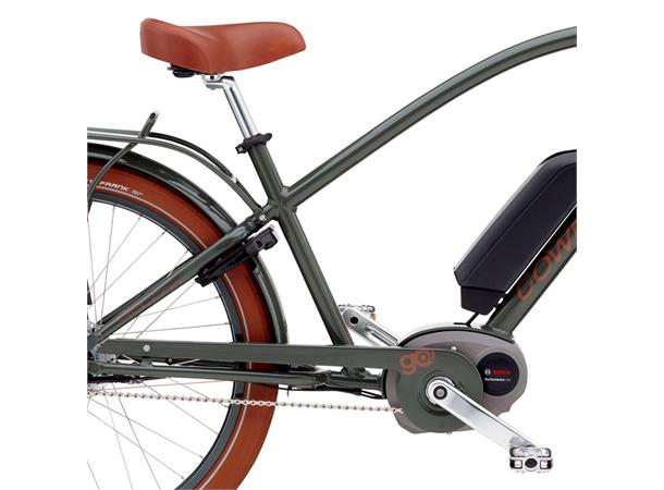 Electra Townie Go! 8i Elsykkel 2019 mod, Bosch, 8 gir, Army Grey